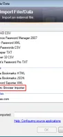 KeePassBrowserImporter screenshot 1