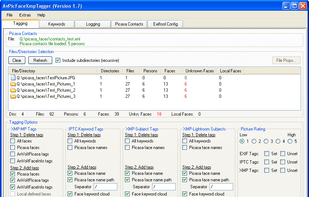 AvPicFaceXmpTagger screenshot 1