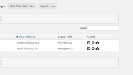 Mailing Group - Listserv screenshot 1
