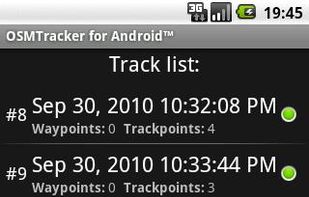 OSMTracker for Android screenshot 2