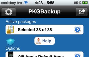 PkgBackup screenshot 1