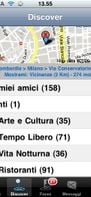 Discover tab, you can see or add nearby cool places, trendy venues