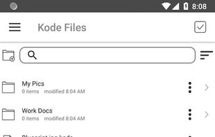 KodeFile screenshot 1