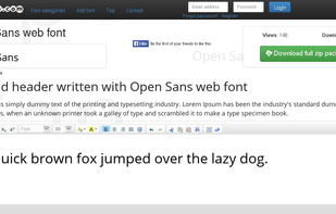 Fonts For Web screenshot 1
