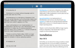 Markdown in journal for mac (Old version)