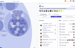 Navigate your organisations dynamic org chart.