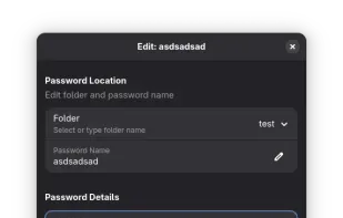Secrets - GUI for pass screenshot 3