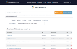 Portscanner online