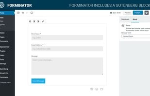 Forminator screenshot 2