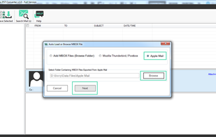 MailsSoftware MBOX to PST Converter screenshot 1