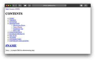 Mojolicious screenshot 1