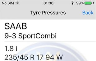 Tyre Pressure screenshot 3