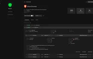 Detailed Connections of Brave Browser