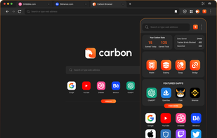 Carbon Browser screenshot 1