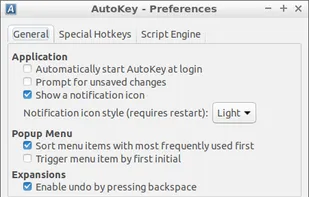 AutoKey screenshot 1