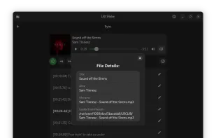 LRCMake screenshot 2
