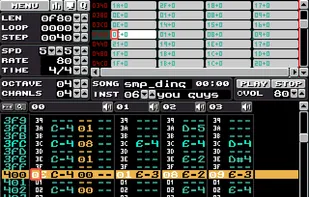 Klystrack screenshot 2