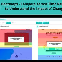 With our always-on heatmaps, instantly compare the heatmaps between two designs across different time ranges to understand and optimize on your pages.