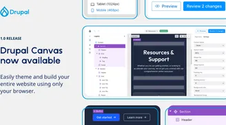 Drupal introduces Canvas, a visual builder for easier and more flexible website design image