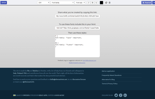 Easily export the resulting code