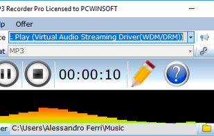 Hi-Q MP3 Recorder Pro screenshot 1