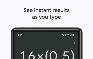 Google Calculator screenshot 1