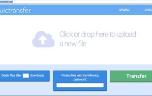 Quictransfer.com screenshot 1