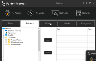 Folder Protect screenshot 3