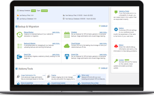 WPvivid Backup screenshot 1