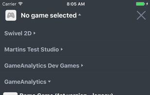 GameAnalytics screenshot 2