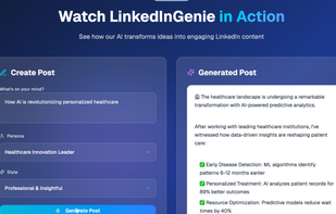 LinkedIn Genie screenshot 1