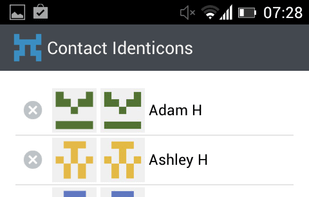 Contact Identicons screenshot 1