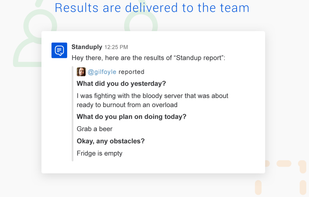 Standuply screenshot 1