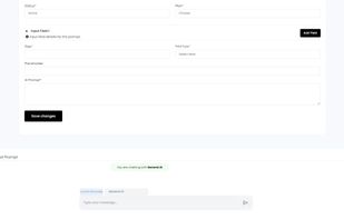 Admin interface for building prompts and testing it within same app with GPT powered chat bellow