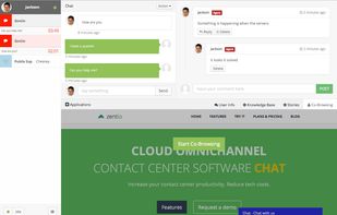 multichannel agent panel