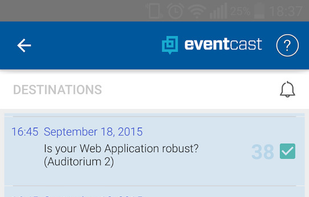 EventCast screenshot 1
