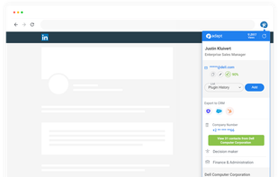 Adapt Prospector for LinkedIn - Single Email Search
