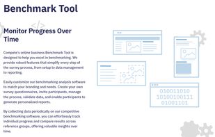 Compete's online business Benchmark Tool is designed to help you excel in benchmarking. We provide robust features that simplify every step of the survey process, from setup to data management to reporting.

                                 