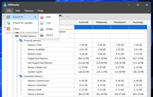 HWRadar screenshot 2