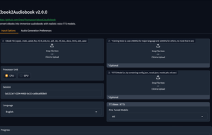 ebook2audiobook screenshot 1