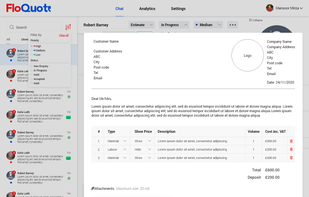 FloQuote screenshot 1