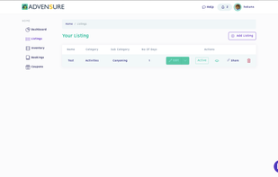 Adding activities to the system