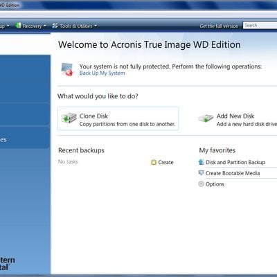 acronis true image for western digital クローン