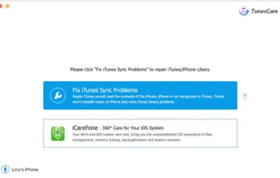 Tenorshare TunesCare screenshot 1
