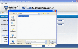 Insert the Outlook PST file to begin the conversion.
