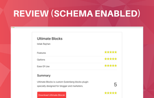 Review Block by Ultimate Blocks