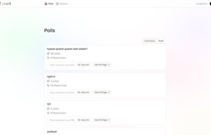 All Poll Page