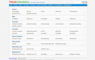 ThinkCalculator screenshot 1