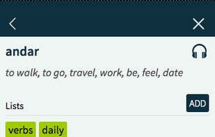 Customise the meanings of the vocab you collect