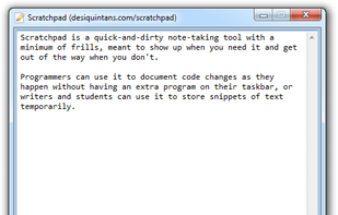 Scratchpad (AutoHotkey software) screenshot 1